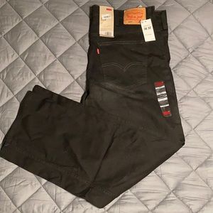 NWT Levi’s 569 loose straight fit black jeans